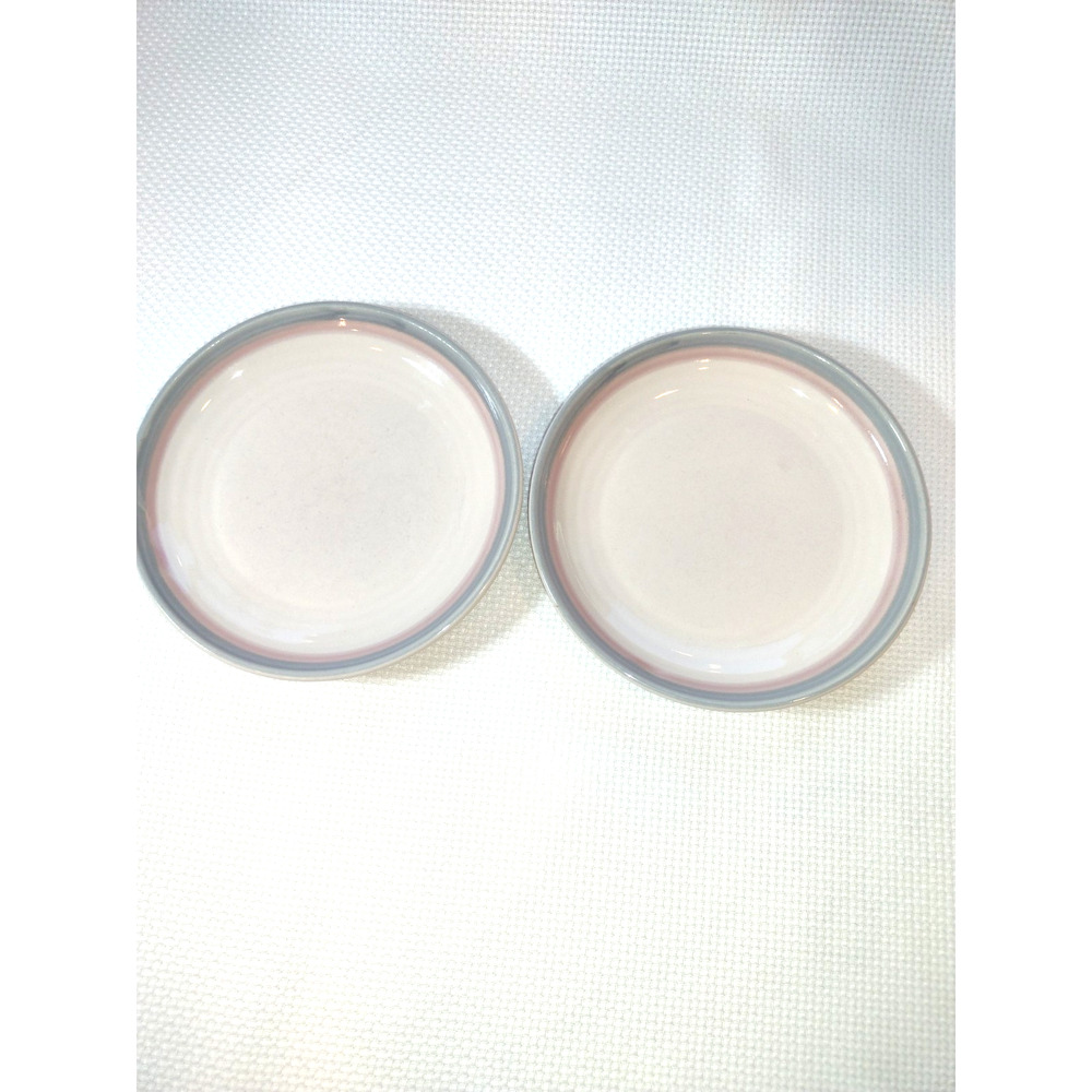 Aura Pink Pfaltzgraff Salad Plates - set Of 2 cottagecorp Farmhouse rustic